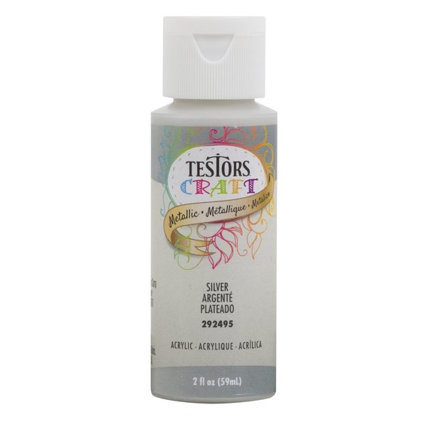 Testors Craft Rust-Oleum  Metallic Graphite Water-Based Paint Interior 10 g/L 2 oz 292495A